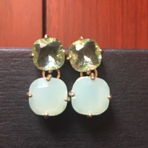 Bella and jack mint and green earrings